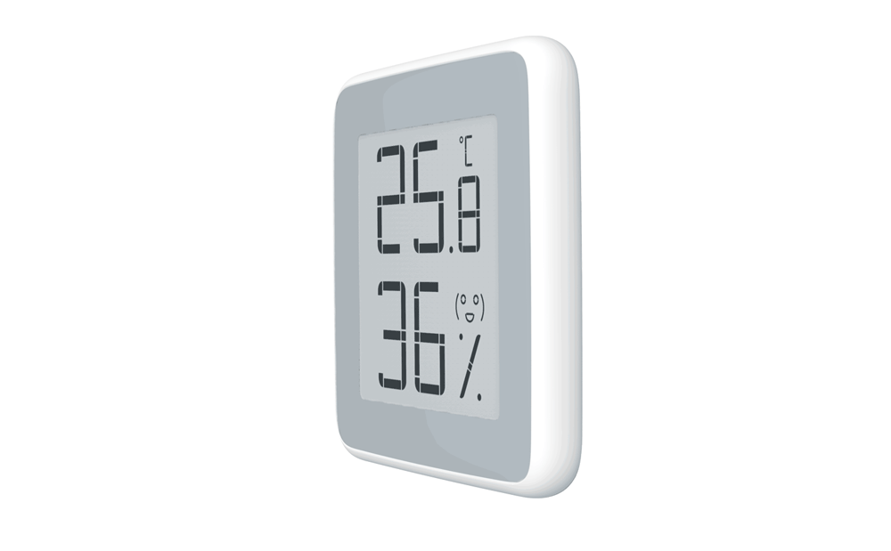 C201 Creative Thermometer and Hygrometer - White 1pc