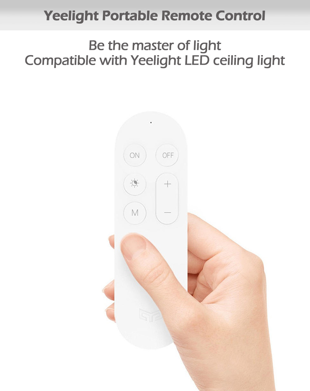 Yeelight Remote Control Transmitter for Smart LED Ceiling Light Lamp - White