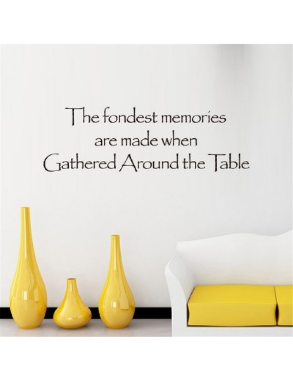 The Fondest Memories Art Vinyl Mural Home Room Decor Wall Stickers Removable