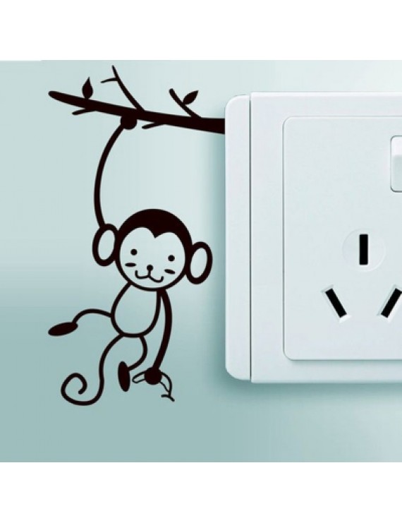 Monkey Wall Sticker For Switch Decoration Vinyl Home Decal