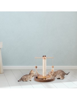 Wooden kitten table