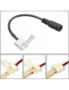 ZDM Female DC Power Connector with 2PIN 8mm / 10mm Single Color Waterproof LED Strip Linker 1PC
